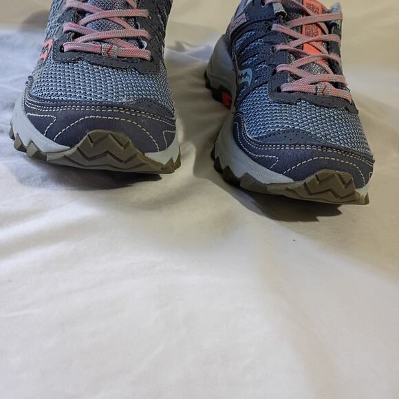 Saucony 7/5 Women’s Excursion Running/Walking Shoes TR12 S10451-17 Grey/Pink - Picture 9 of 15